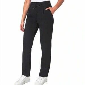 NWT Fleece Straight Leg Pants | Black | MONDETTA
